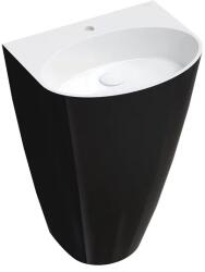 Omnires Siena M+ 55x43 cm white/gloss black (SIENAUWBCP)