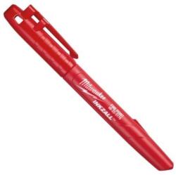 Milwaukee Marker de santier rosu INKZALL Milwaukee, design rezistent, uscare rapida, 48223170 (48223170)