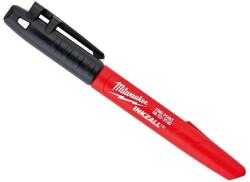 Milwaukee Marker de santier negru INKZALL Milwaukee, design rezistent, uscare rapida, 48223100 (48223100)