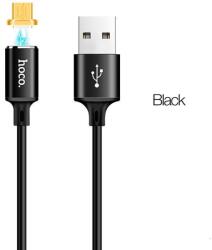 hoco. U28 1M mágneses microUSB kábel (mágneses töltővég), fekete