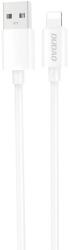 Dudao Cablu de date Dudao L4SL, USB/Lightning, 2A, 1m, Alb (6976625331734)