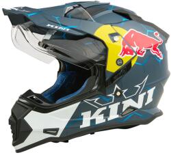 KINI Cască KINI Red Bull ADV 1.0, albastru/alb (S (56-57 cm))