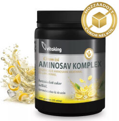 Vitaking Aminosav Komplex citrom ízű italpor - 345g - biobolt