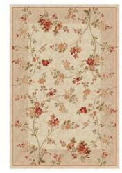 Delta Carpet Covor Dreptunghiular, 100 x 300 cm, Crem / Bej, Model Flori Lotos (LOTUS-551-100-13) Covor