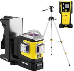 Nivel System SET Nivelă Laser 3D Nivel System CLx3R MOTOR, Roșu, 3x360°, 30/70 m + Trepied SJJ-M1 EX + Senzor CLS-5 (CLx3RMOTORCLS5)