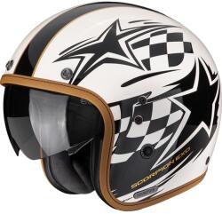 Scorpion Cască Motocicletă Scorpion Belfast II Flagstone Jet Crem-Negru (SCRP181-584-283)