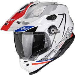 Scorpion Cască enduro Scorpion ADF-9000 Air Summit alb-roșu-argintiu (SCRP184-586-425)