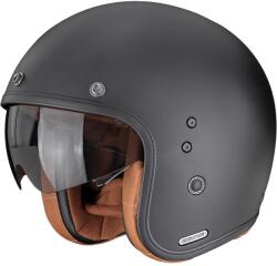 Scorpion Cască de motocicletă Scorpion Belfast II Luxe Open Face, neagră mată (SCRP181-237-10)