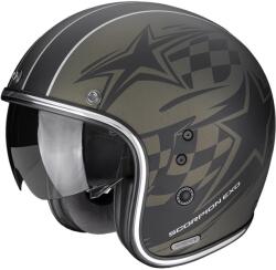 Scorpion Cască Motocicletă Scorpion Belfast II Flagstone Verde Mat-Negru (SCRP181-584-424)