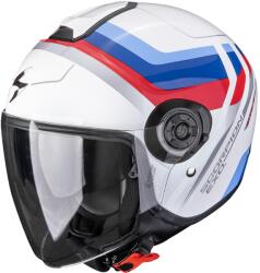 Scorpion Cască de motocicletă Scorpion EXO-CITY II Sport, model open face, alb-albastru-roșu (SCRP183-554-236)