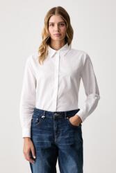 Benetton cămașă pentru femei din bumbac PPYA-KDD0D2_00J (5WPQDQ0AX)