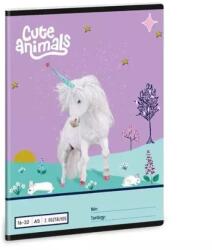 Ars Una Animale drăguțe: Caiet dictando cu unicorni - Clasa a 2-a, A5 (53594488)