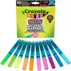 Crayola Washable Markers: Set de markere lavabile - 10 buc (58 7846)