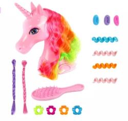Man Yuk Toys Cap de unicorn pentru coafat - set pentru aranjarea coamei (B369 130)