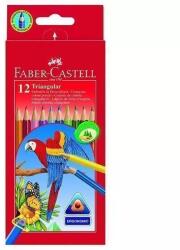 Faber-Castell Set 12 creioane colorate triunghiulare Faber-Castell (116512)