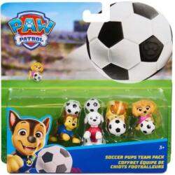 Spin Master Patrula Cățelușilor: Căței fotbaliști, pachet de 4 (6076809) Figurina
