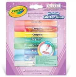 Crayola Crayola: Lipici cu sclipici, culori pastelate - 8 buc (69 3524)