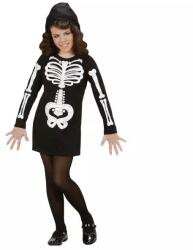 Widmann Costum Fată schelet strălucitor - mărime 128 cm (74616) Costum bal mascat copii
