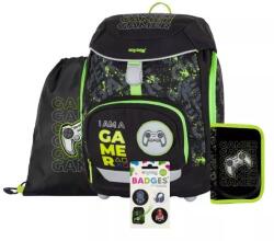 KARTON P+P Set ghiozdan Oxy Sherpy cu model gamer, cls. I-III, set 4 piese (0 25026)