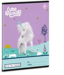 Ars Una Animale drăguțe: caiet dictando cu model de unicorn - clasa a 3-a, A5 (53604484)