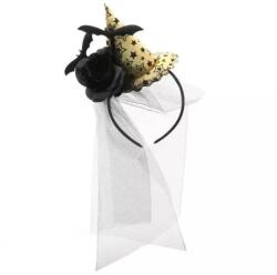 GoDan Bentiță de Halloween cu voal și liliac - aurie, mărime universală (NP OKWZ)