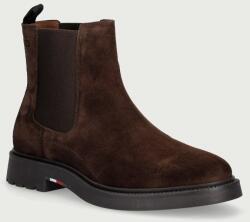 Tommy Hilfiger ghete scurte pentru bărbați din piele întoarsă CORPORATE CASUAL SUEDE CHELSEA 9BY2-OBMZR6_89X