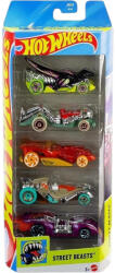 Mattel Hot Wheels kisautók 5 darabos szett - Street Beasts (JKG19) - jatekbirodalom