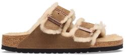 Birkenstock papuci pentru femei, din piele întoarsă Arizona Shearling Suede Leather 9BY2-KLDZW6_88X