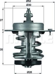 MAHLE TX 69 79 - Termostat, lichid racire - MAHLE-TX 69 79 (MAHLETX6979)