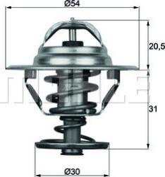 MAHLE TX 10 81D - Termostat, lichid racire - TERMOSTAT. LICHID RACIRE - compatibil Mitsubishi. Toyota. Volvo - MAHLE-TX 10 81D (MAHLETX1081D)