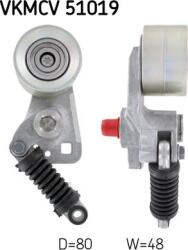 SKF VKMCV 51019 - Intinzator curea, curea distributie - Intinzator de curea multi - V MERCEDES ACTROS. ACTROS MP2 - MP3 OM541.920 - OM542.969 04.96 - - SKF-VKMCV 51019 (SKFVKMCV51019)