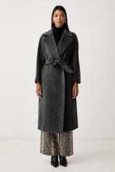 Max Mara női gyapjú kabát WKDTEMPERA - szürke 38