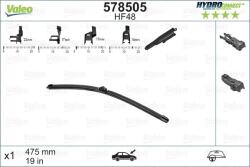 Valeo 578505 - Lamela stergator - Lama stergatoare Plat Fata cu spoiler 1buc HF48 HydroConnect 475mm MERCEDES A W176. CLA C117. CLA SHOOTING BRAKE X117. EQA H243. - VALEO-578505 (VALEO578505)