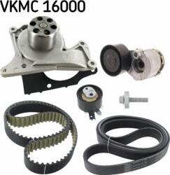 SKF VKMC 16000 - Set pompa apa + curea dintata - SET POMPA APA CUREA DINTATA - compatibil Renault. Dacia. Nissan - SKF-VKMC 16000 (SKFVKMC16000)