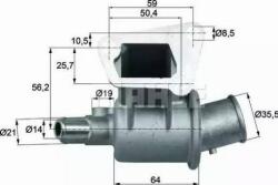 MAHLE TI 189 83D - Termostat, lichid racire - MAHLE-TI 189 83D (MAHLETI18983D)