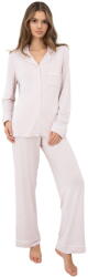 Sensis pijama damă cu nasturi Sensis Leila roz pudră: XS (34944 XS)