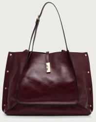Pollini shopper női bőr - burgundia Univerzális méret