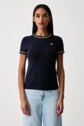 Lacoste t-shirt női pamut - sötétkék 44