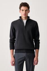 G-Star RAW férfi félgarbó pamuttal Core refined half zip - sötétkék L