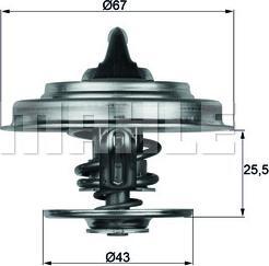 MAHLE TX 18 71 - Termostat, lichid racire - TERMOSTAT. LICHID RACIRE - compatibil Mercedes - MAHLE-TX 18 71 (MAHLETX1871)