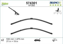 Valeo 574301 - Lamela stergator - Lama stergatoare Fata cu spoiler 2buc VF300 Silencio Xtrm 530 - 475mm MAZDA 3. VW BORA. BORA I. GOLF IV. POLO. POLO IV 0 - VALEO-574301 (VALEO574301)