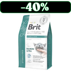Brit Száraztáp Brit Gf Veterinary Diets Cat Sterilised Lazac Macskáknak 2 kg (122429)