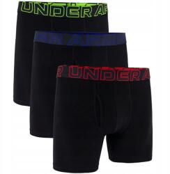 Under Armour Férfi Pamut Boxer Alsónadrág Under Armour 3IN 3CSOMAG Fekete S (25UUSHJ083-988 PERFORMANCE COTTON 3IN)