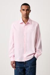 Lacoste oxford pamut blúzka - rózsaszín 38
