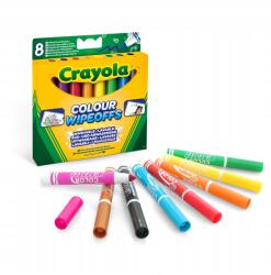 Crayola Crayola: 8 db lemosható vastag filctoll fehér táblára (8223)