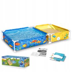 Bestway Kerti Vázas Medence Homokozóval Gyerekeknek 213X112X30, 5CM Bestway (561CF / 23)