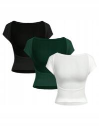 Shein Testhezálló Póló Nyitott Hátrésszel Sima 3PACK 40/42 1DB