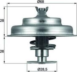 MAHLE TX 75 80D - Termostat, lichid racire - TERMOSTAT. LICHID RACIRE - compatibil Volvo. Citroen. Ford - MAHLE-TX 75 80D (MAHLETX7580D)