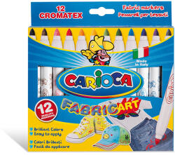 CARIOCA Carioca: Cromatex textil filctoll 12 db (160-1474)