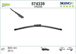 Valeo 574339 - Lamela stergator - Lama stergatoare Plat spate cu spoiler 1buc VR259 Silencio Xtrm 500mm FORD MONDEO V. OPEL INSIGNIA A 07.08 - - VALEO-574339 (VALEO574339)